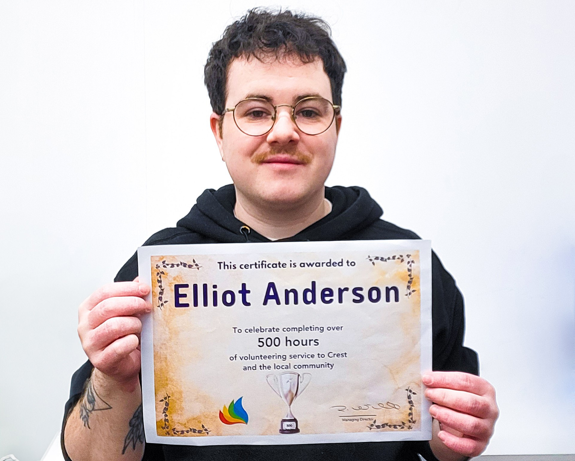 Elliot lands a job at Crest
